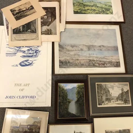 Box of Assorted Framed And Loose Artworks