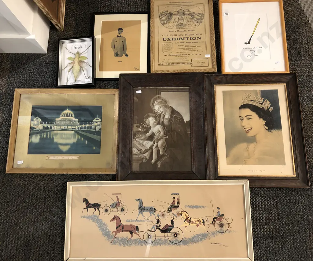 Quantity of Framed Works (8) Image 1++