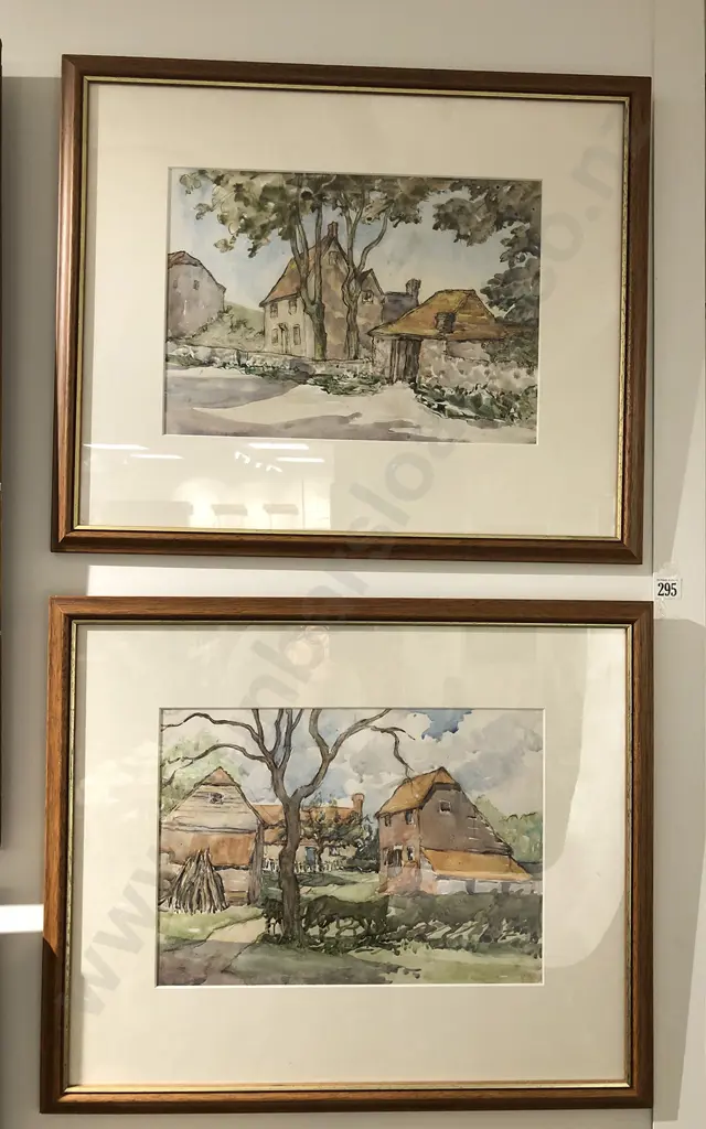 Pair of English Watercolours Image 1++