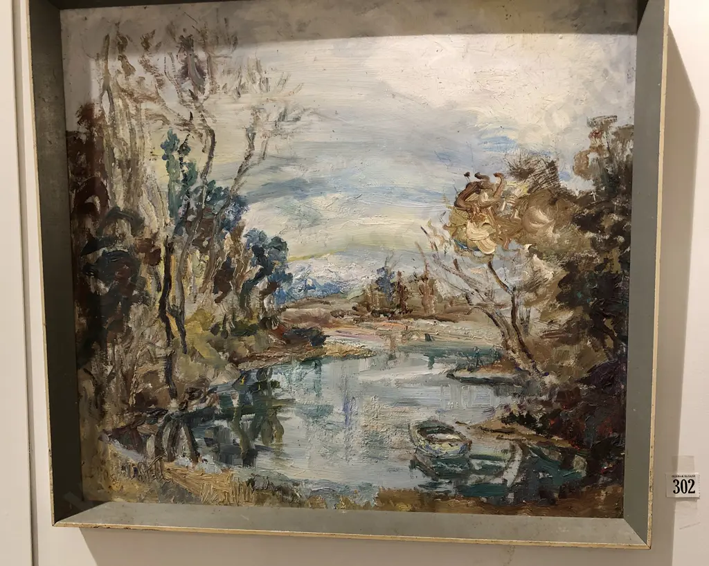 Mabel Still 'Idyll' oil on board Image 1++