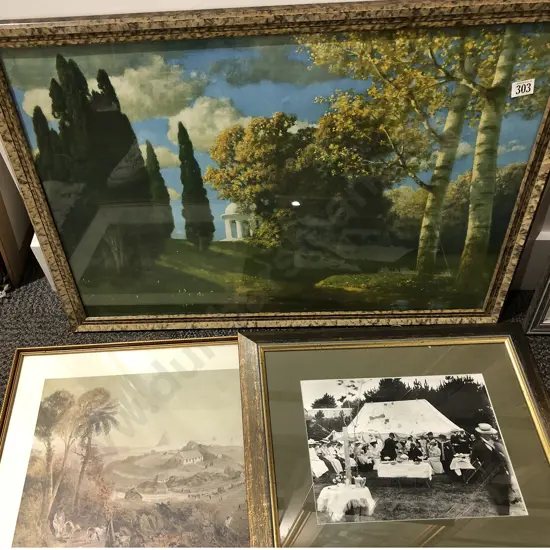 Three Framed Prints incl Photographic