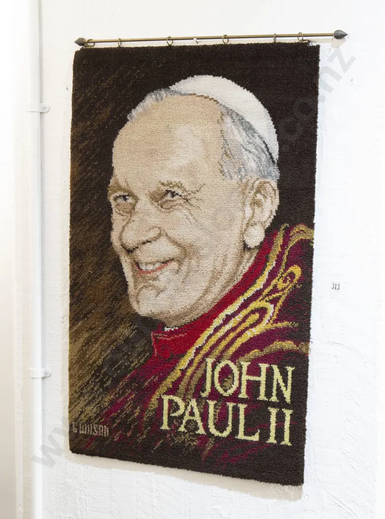 Wall Hanging of Pope John Paul II Image 1++