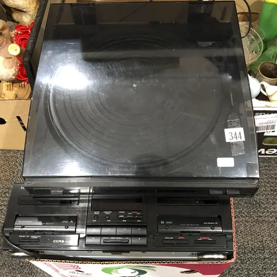 Kenwood Stereo System incl Turntable
