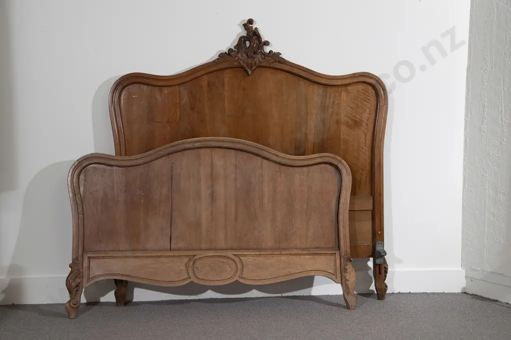 Two French Walnut Bedsteads Image 1++