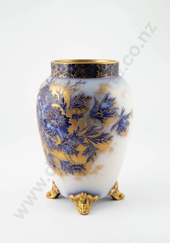 Early Carlton Ware Flo-Blue Vase Image 1++