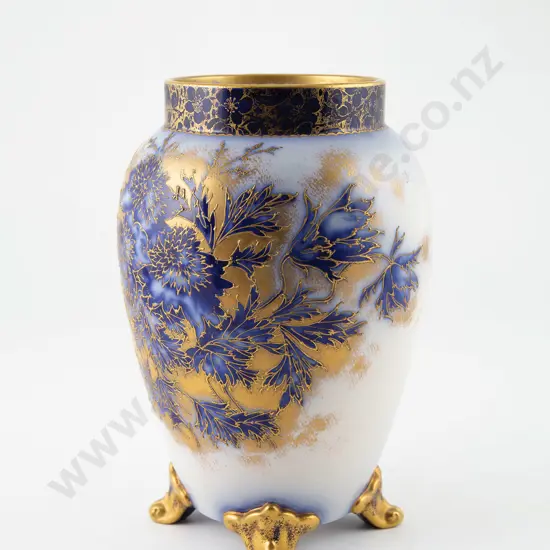 Early Carlton Ware Flo-Blue Vase
