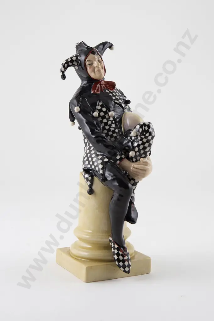 Rare Royal Doulton "Jester" Figure By Charles Noke Image 1++