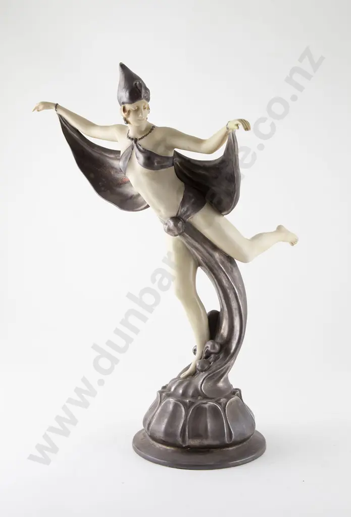 Royal Dux Figure of 1920s Dancer Image 1++