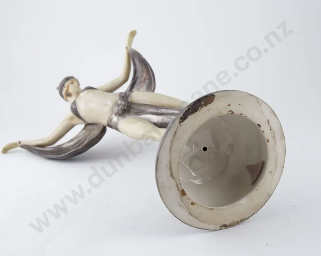 Royal Dux Figure of 1920s Dancer Image 1++