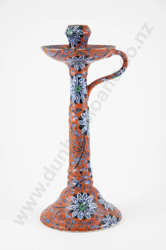 Large Bursley Ware Chung Pattern Candlestick Image 1++