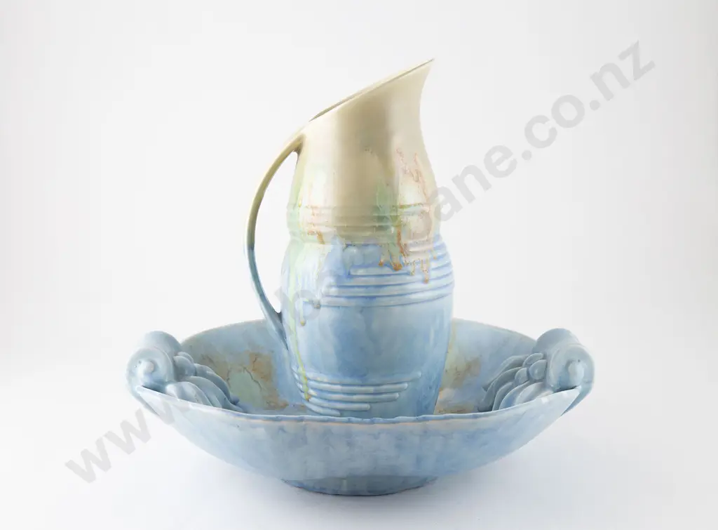 Beswick Art Deco Jug & Bowl Image 1++