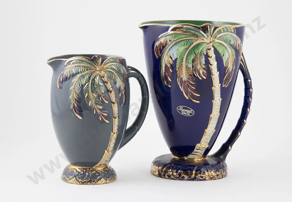Three Beswick Palm Tree Jugs Image 1++