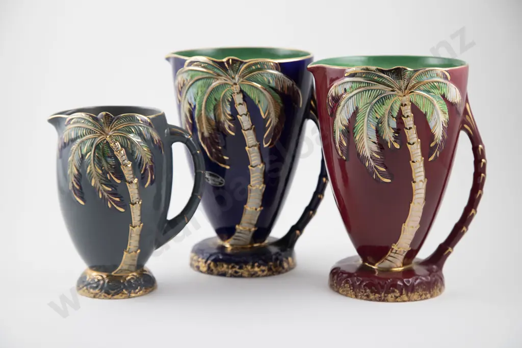 Three Beswick Palm Tree Jugs Image 1++