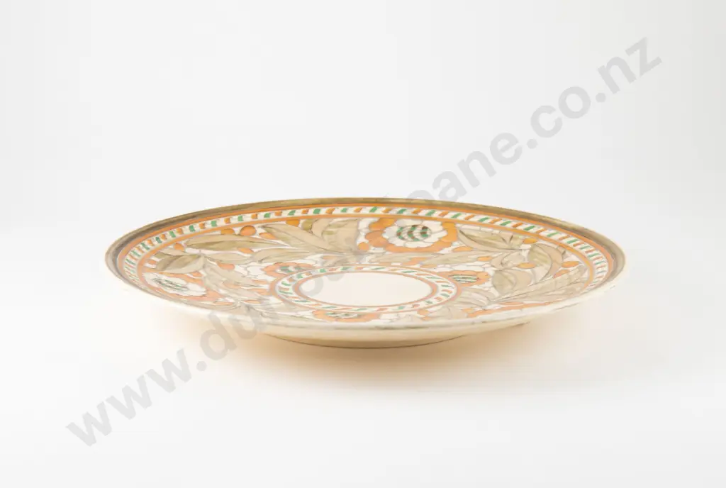 Charlotte Rhead Crown Ducal Rhodian Pattern Wall Plate Image 1++
