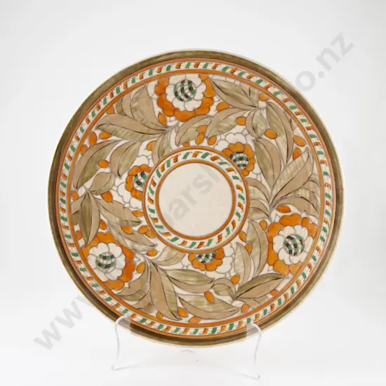 Charlotte Rhead Crown Ducal Rhodian Pattern Wall Plate
