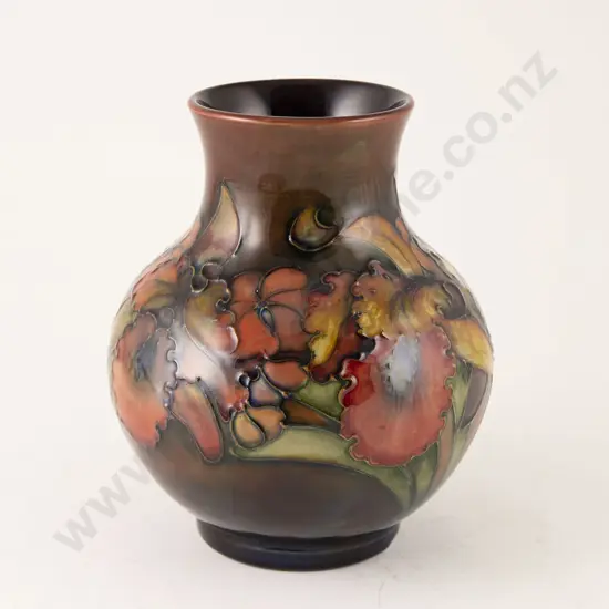 Modern Moorcroft Slipper Orchid Vase
