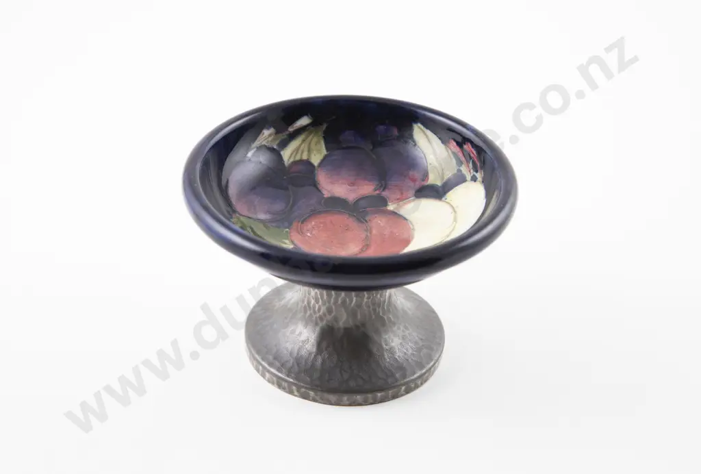 Small Moorcroft Tudric Tazza In Wisteria Pattern Image 1++