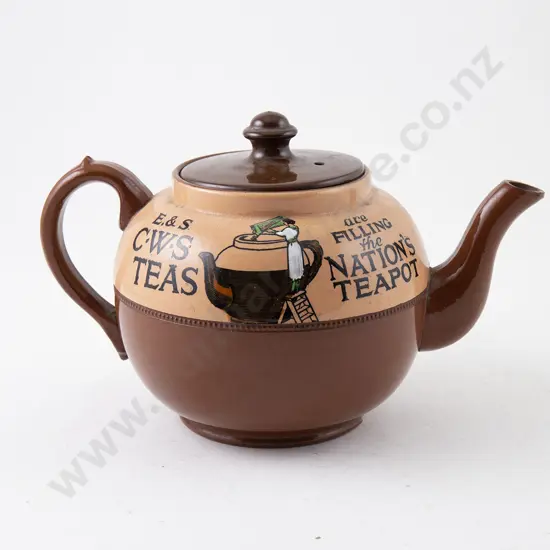 C.W.S. Advertising Teapot