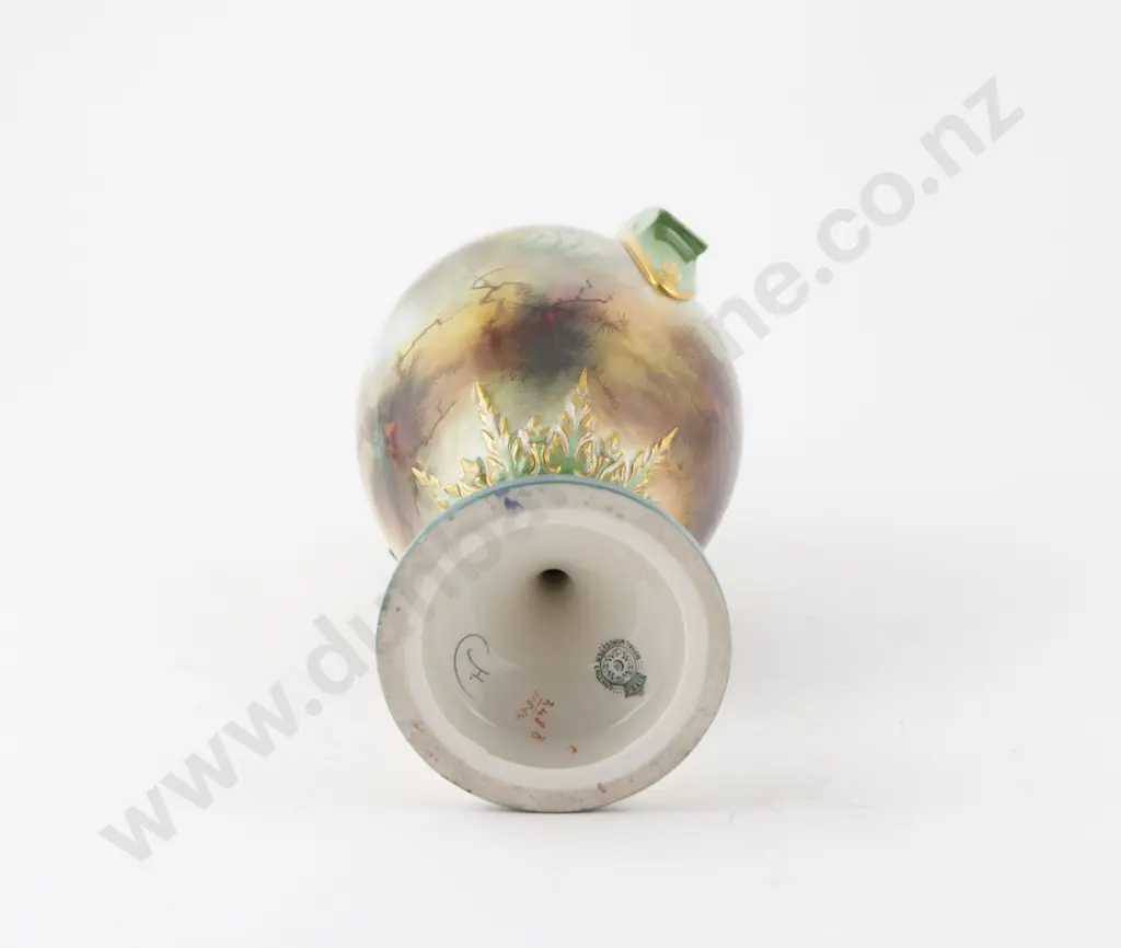 Hadley Royal Worcester Specimen Vase Image 1++