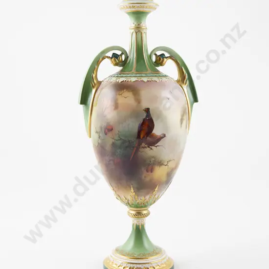 Hadley Royal Worcester Specimen Vase