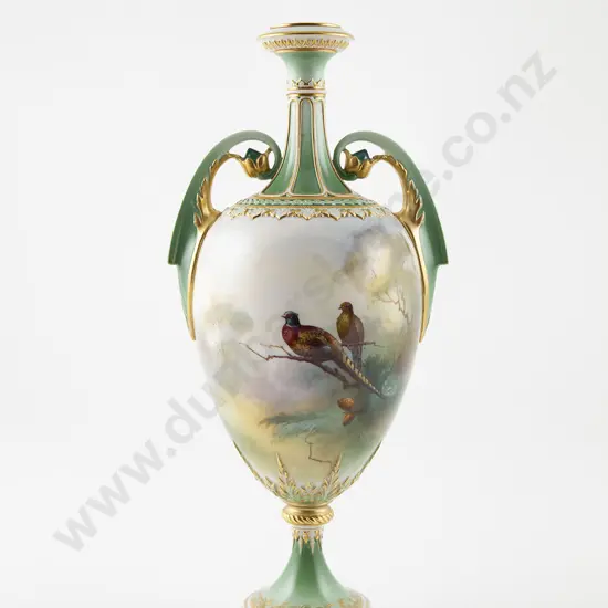 Hadley Royal Worcester Specimen Vase