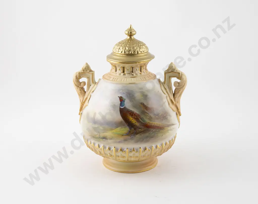 Royal Worcester Pot Pourri Jar and Cover Image 1++
