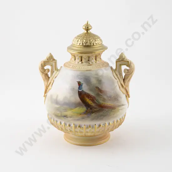 Royal Worcester Pot Pourri Jar and Cover