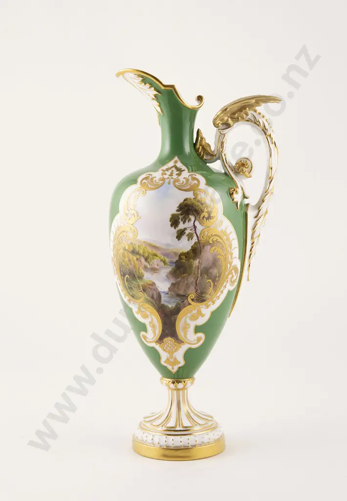 Royal Worcester Ewer with Griffen Handle Image 1++