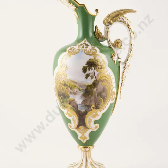 Royal Worcester Ewer with Griffen Handle