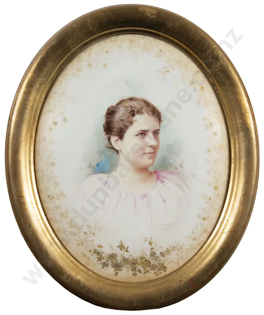 Probable Doulton Portrait Tile Image 1++