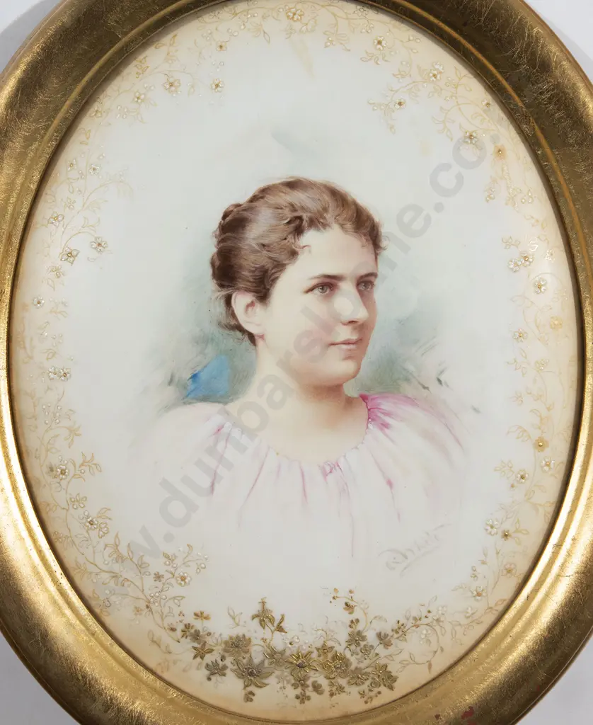 Probable Doulton Portrait Tile Image 1++