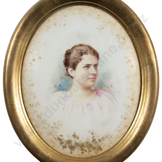 Probable Doulton Portrait Tile