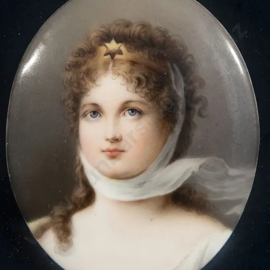 Possible KPM Porcelain Portrait Tile