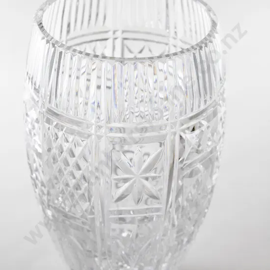 Waterford Crystal American Patchwork Pattern Vase