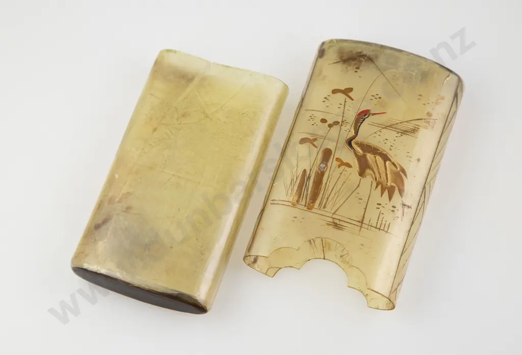 Japanese Horn Cigar Case Image 1++