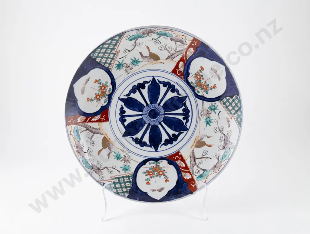 C19th Japanese Imari Plate Image 1++