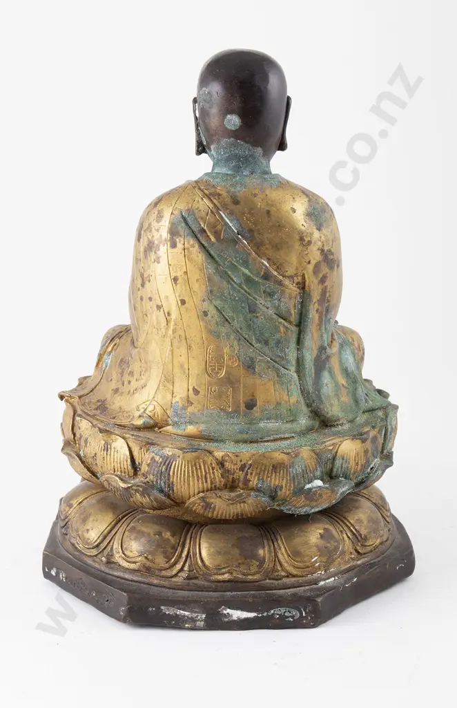 Tibetan Style Gilded Bronze Buddha Image 1++