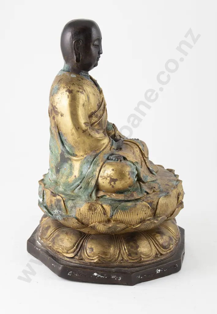 Tibetan Style Gilded Bronze Buddha Image 1++