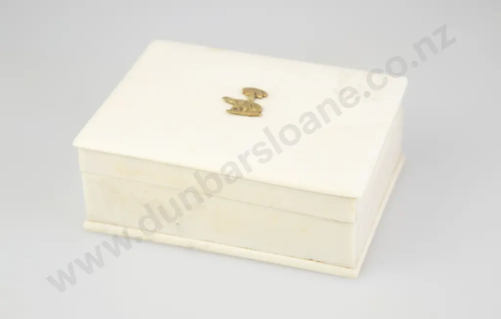 Antique Ivory Cigarette Box Image 1++