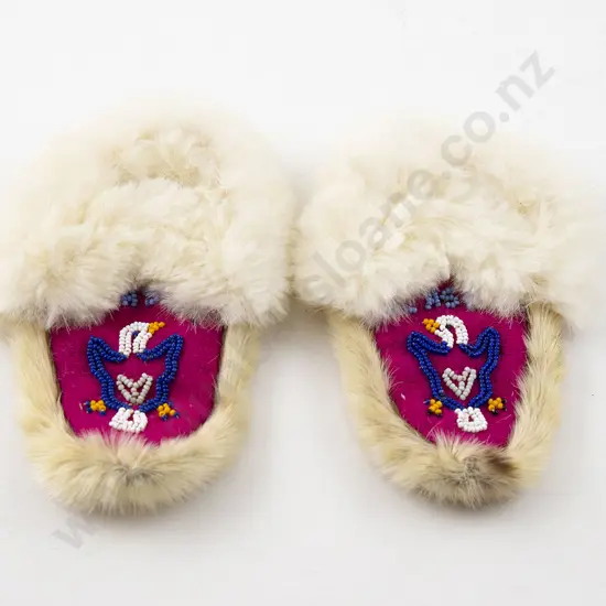 Pair Seal Skin Moccasins