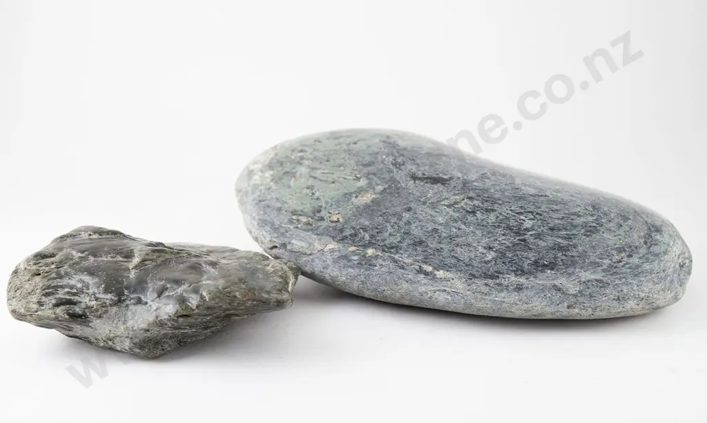 Large Polished Greenstone Boulder & Smaller Example Image 1++