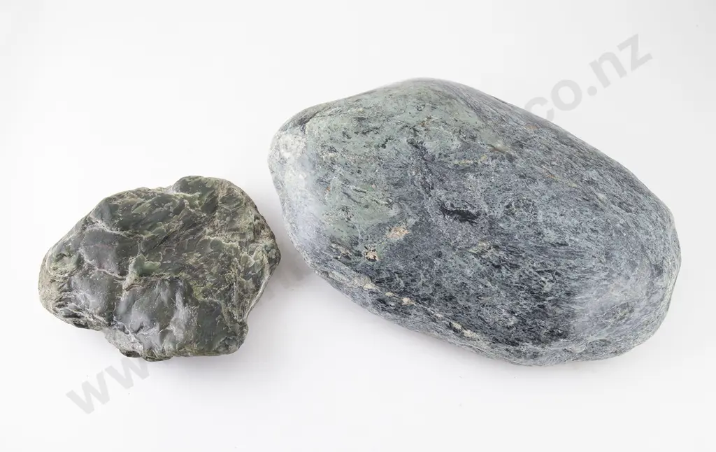 Large Polished Greenstone Boulder & Smaller Example Image 1++