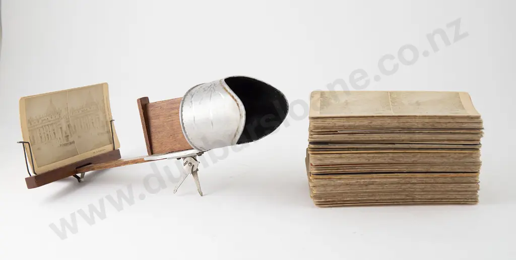 Vintage Underwood & Underwood Stereoscopic Viewer Image 1++