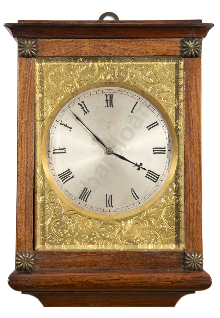 C1870 Rosewood Cased Wall Clock Image 1++