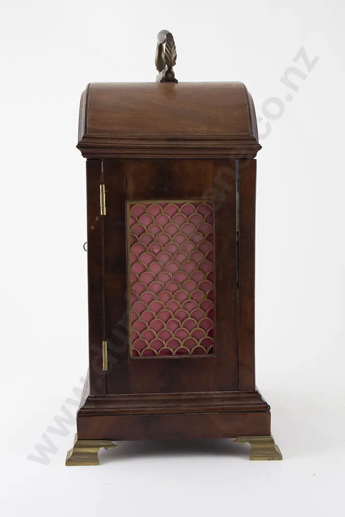 Geo III Mahogany Cased Twin Fusee Bracket Clock by Edward Green Image 1++