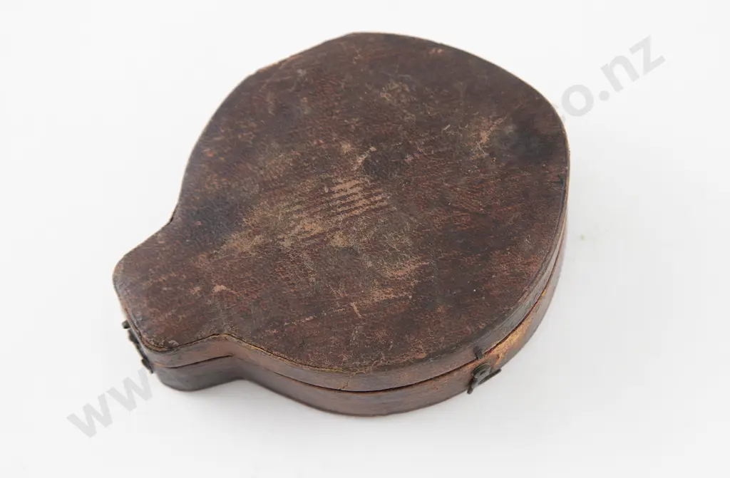 Victorian Bronzed Brass Prismatic Pocket Barometer Image 1++