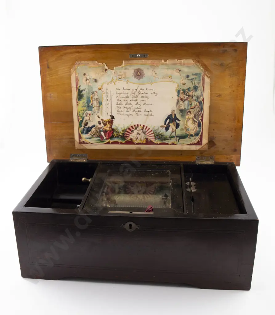 C19th Swiss Musical Box Image 1++