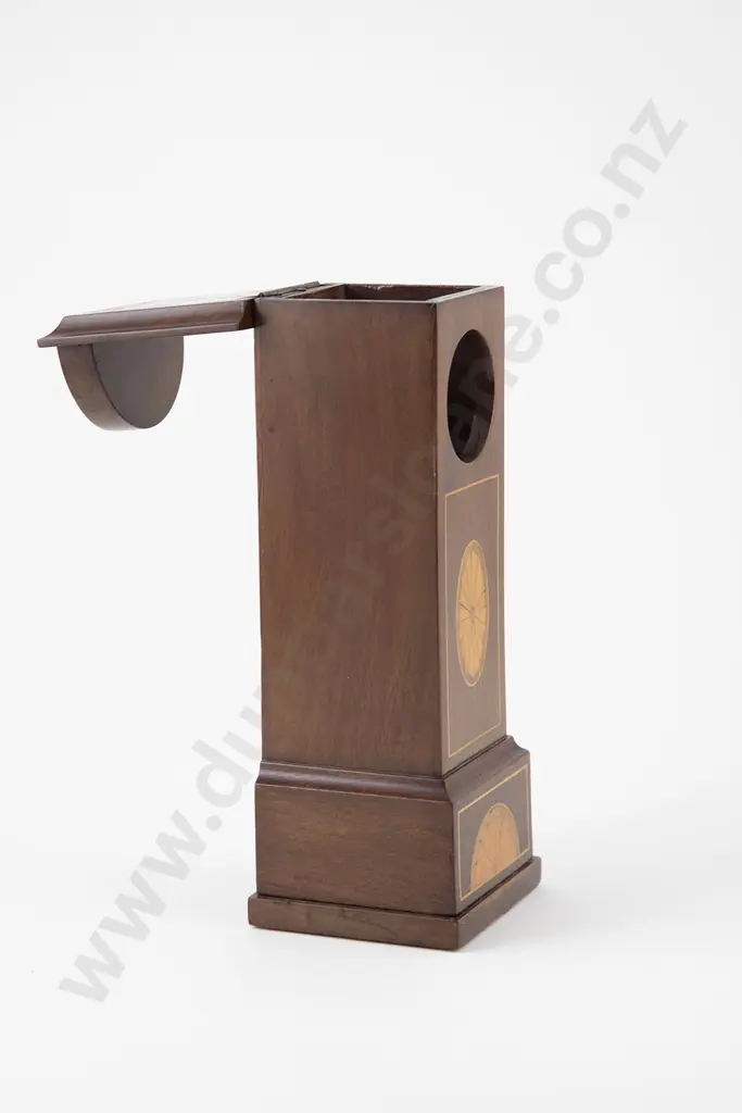 Sheraton Style Mahogany Pocket Watch Stand Image 1++
