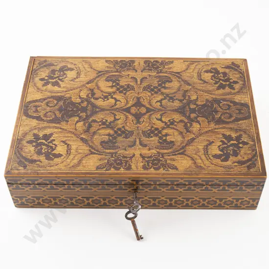Victorian Tunbridge Ware Work Box