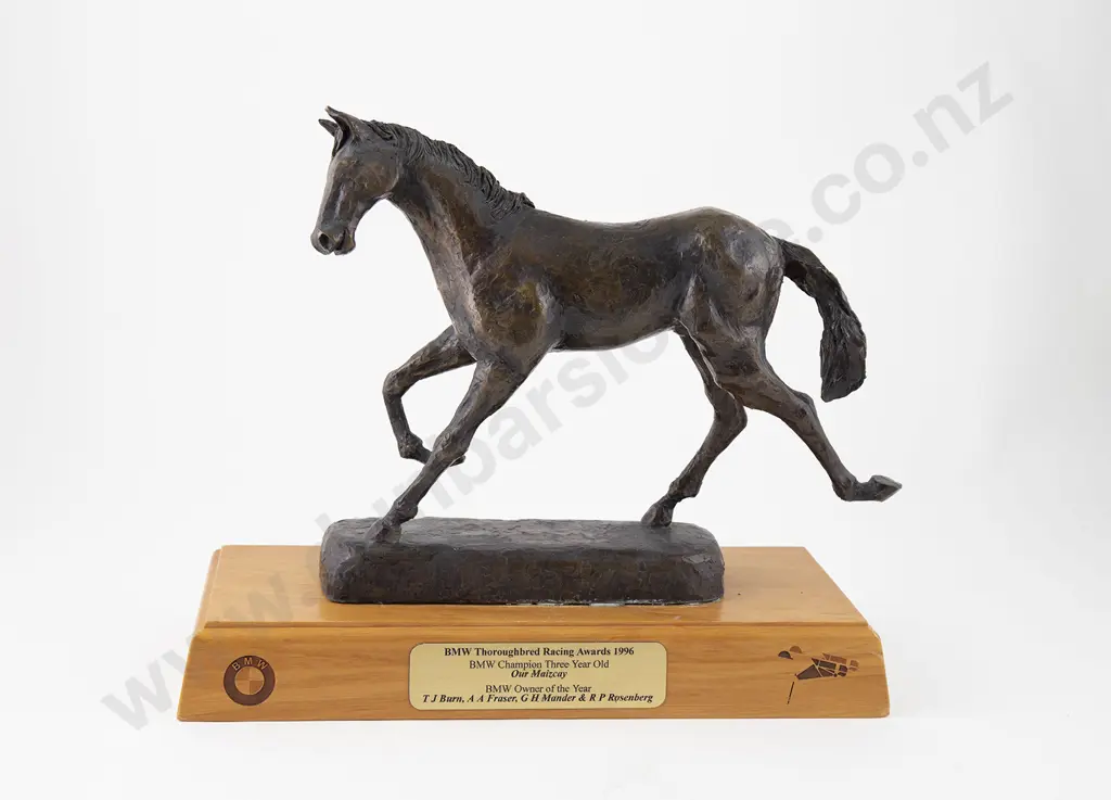 Bronze Of Racehorse Our Maizcay Image 1++